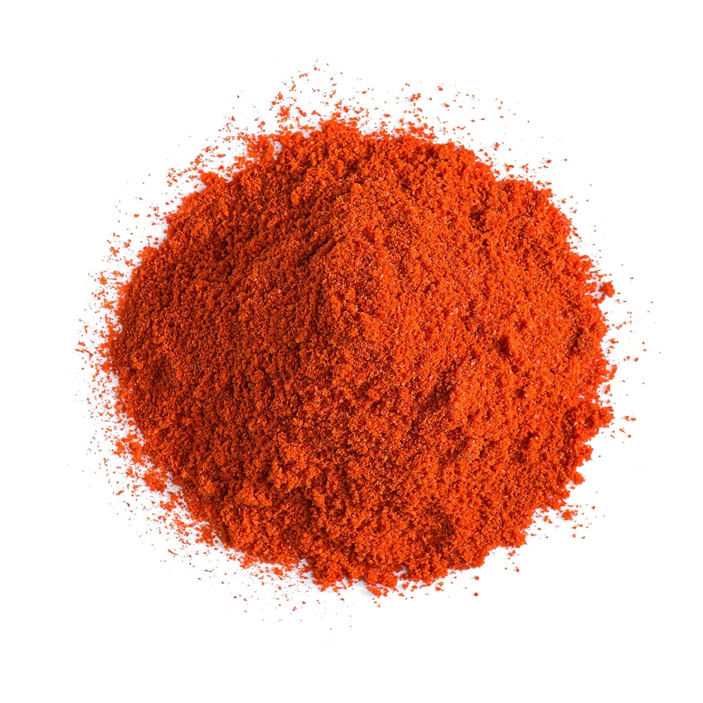 close up of bright red cayenne pepper