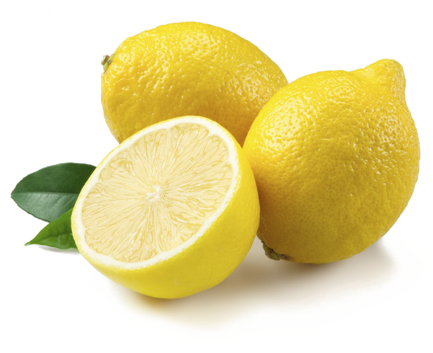 freshly cut lemons  