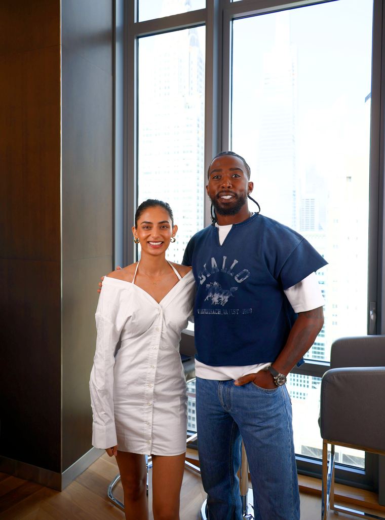 Queen Bee co-founders Raina and Tyrod Taylor